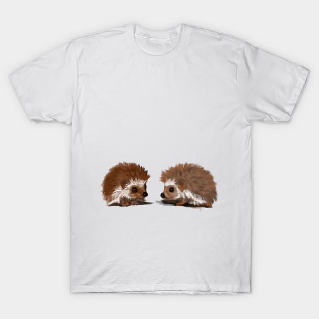 baby hedgehogs T-Shirt by Artofokan